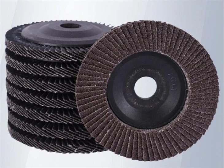 Angle grinder sanding discs for metal calcinated